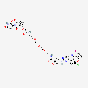 molecular formula C52H52ClFN8O12 B12424406 dAURK-4 