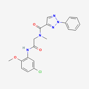 molecular formula C19H18ClN5O3 B12424468 TCMDC-125457 CAS No. 872113-12-7