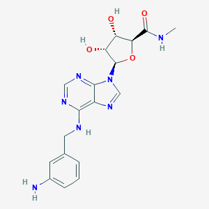 molecular formula C18H21N7O4 B124245 Abamun CAS No. 152918-20-2