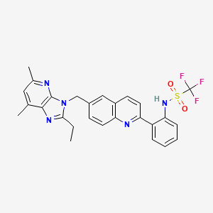 molecular formula C27H24F3N5O2S B1242452 GA 0113 