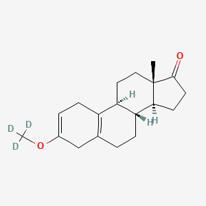 molecular formula C19H26O2 B12424522 3-Deshydroxy-3-methoxy estrone-d3 