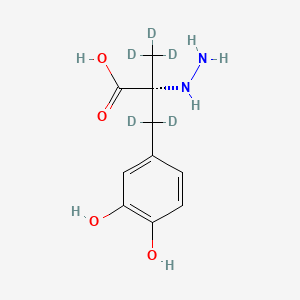molecular formula C10H14N2O4 B12424690 R-(+)-Carbidopa-d5 