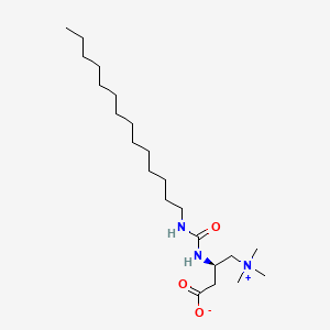 molecular formula C22H45N3O3 B1242479 Teglicar CAS No. 250694-07-6
