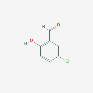 molecular formula C7H5ClO2 B124248 5-氯水杨醛 CAS No. 635-93-8