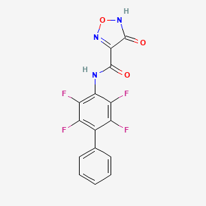 molecular formula C15H7F4N3O3 B12424865 Dhodh-IN-14 