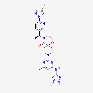molecular formula C27H31FN10O2 B12424923 Ret-IN-4 
