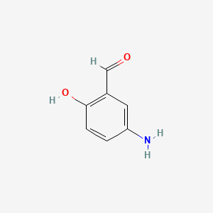 molecular formula C7H7NO2 B1242496 5-Aminosalicylaldehyde CAS No. 58186-71-3