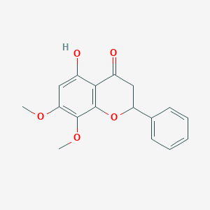 molecular formula C17H16O5 B12424979 5-Hydroxy-7,8-dimethoxyflavanone 