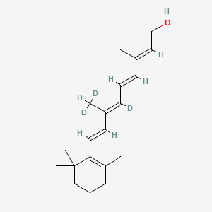 molecular formula C20H30O B12425061 Retinol-d4 
