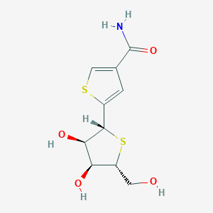 5-[(2R,3R,4S,5R)-3,4-dihydroxy-5-(hydroxymethyl)thiolan-2-yl]thiophene-3-carboxamide