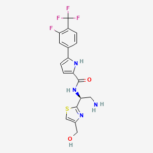 molecular formula C18H16F4N4O2S B12425136 NBD-14189 