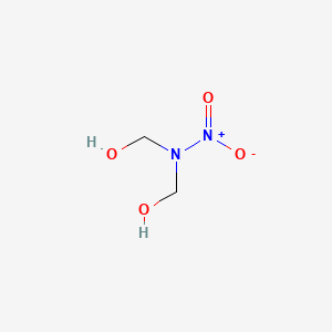molecular formula C2H6N2O4 B1242515 bis(Hydroxymethyl)nitramine CAS No. 108249-27-0
