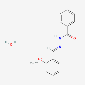 (Salicylaldehydebenzoylhydrazonato)copper(II)