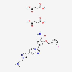 molecular formula C36H39FN6O10 B12425270 MBM-55S 