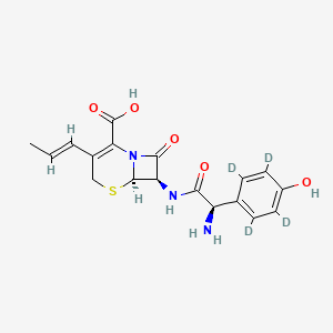 molecular formula C18H19N3O5S B12425427 Cefprozil-d4 