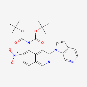 molecular formula C26H27N5O6 B12425605 MK-6240 Precursor 