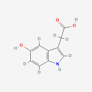 molecular formula C10H9NO3 B12425616 5-Hydroxyindole-3-acetic acid-d6 