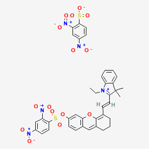 molecular formula C39H33N5O15S2 B12425662 NIR-Thiol dinitrobenzenesulfonate 