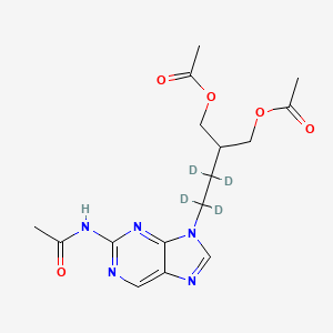 molecular formula C16H21N5O5 B12425673 N-Acetyl Famciclovir-d4 