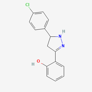 molecular formula C15H13ClN2O B12425674 Mycobactin-IN-1 