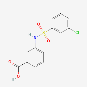 molecular formula C13H10ClNO4S B1242579 3-(3-Chloro-benzenesulfonylamino)-benzoic acid CAS No. 749884-42-2