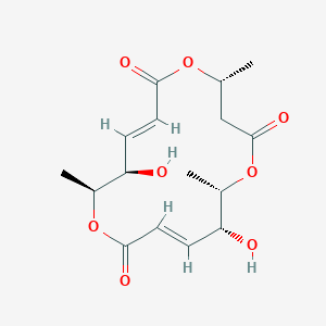 molecular formula C16H22O8 B1242581 Macrosphelide E 