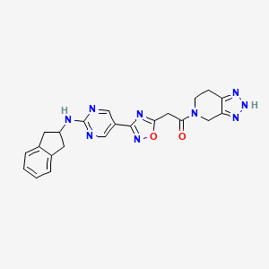 molecular formula C22H21N9O2 B12425906 Autotaxin-IN-4 