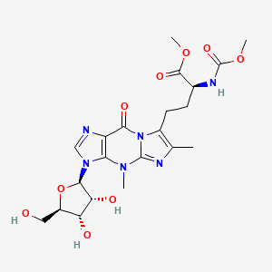 molecular formula C21H28N6O9 B12426080 Wybutosine CAS No. 55196-46-8