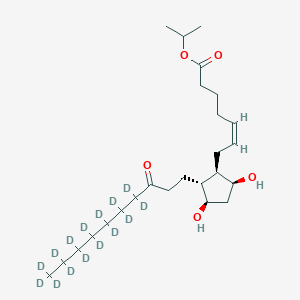 molecular formula C25H44O5 B12426086 Unoprostone-d15 Isopropyl Ester 