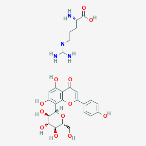 molecular formula C27H34N4O12 B12426252 Vitexin arginine 