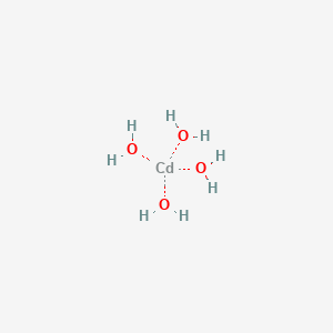 molecular formula CdH8O4 B1242627 Tetrahydroxidocadmiate(2-) 