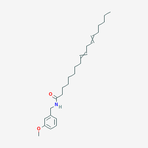 molecular formula C26H41NO2 B12426274 N-[(3-methoxyphenyl)methyl]octadeca-9,12-dienamide 