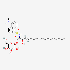 molecular formula C36H58N2O9S B1242637 N-Dansylpsychosine CAS No. 81566-72-5
