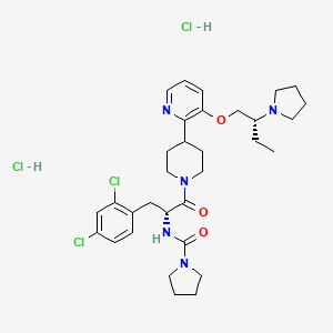 molecular formula C32H45Cl4N5O3 B12426371 SNT-207858 