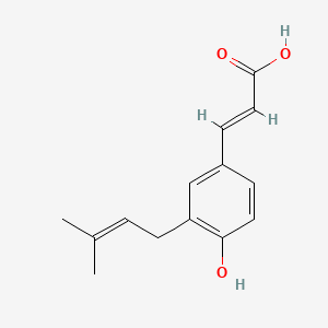 molecular formula C14H16O3 B1242640 Drupanin CAS No. 53755-58-1