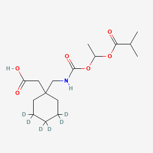 molecular formula C16H27NO6 B12426603 Gabapentin enacarbil-d6 