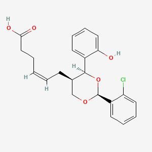 molecular formula C22H23ClO5 B1242662 ICI 192605 