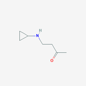 molecular formula C7H13NO B124267 4-(Cyclopropylamino)butan-2-one CAS No. 155562-24-6