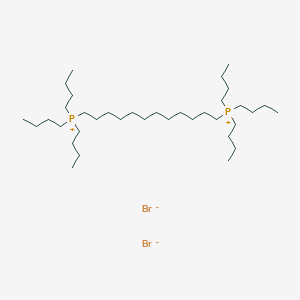 molecular formula C36H78Br2P2 B124269 1,12-Dodecanediylbis(tributylphosphonium) dibromide CAS No. 99372-74-4