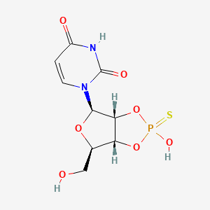 molecular formula C9H11N2O7PS B1242696 Uridine 2',3'-cyclic phosphorothioate CAS No. 19887-71-9