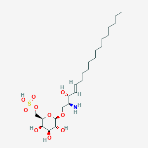 molecular formula C24H47NO10S B1242704 Psychosine sulfate 