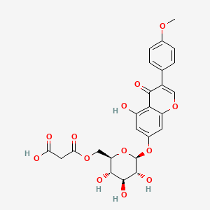 Biochanin A 7-O-(6-O-malonyl-beta-D-glucoside)