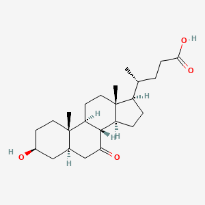 3beta-Hydroxy-7-oxo-5alpha-cholan-24-oic Acid