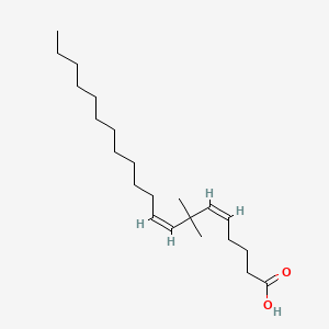 7,7-Dimethyl-5,8-eicosadienoic acid