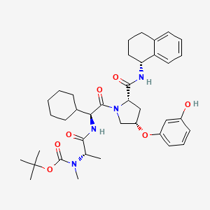 molecular formula C38H52N4O7 B12427257 E3 ligase Ligand 14 