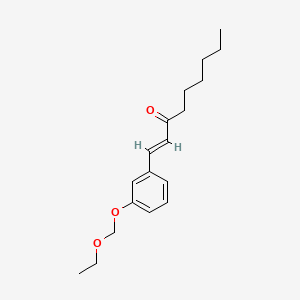 1-(3-(Ethoxymethoxy)phenyl)-1-nonen-3-one