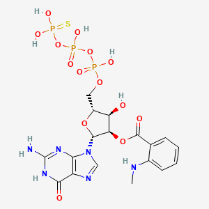 molecular formula C18H23N6O14P3S B12427318 Mant-GTPgammaS 