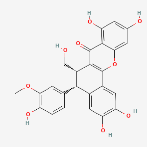 molecular formula C25H20O9 B1242732 Neohydnocarpin CAS No. 71417-57-7