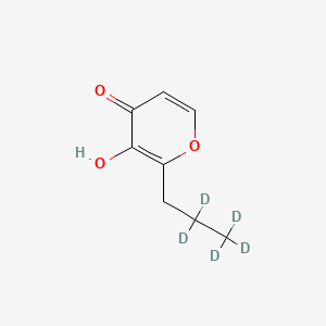 molecular formula C8H10O3 B12427448 Ethyl maltol-d5 