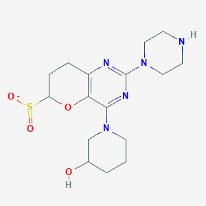 molecular formula C16H24N5O4S- B1242746 Mtp 3631 CAS No. 139086-70-7